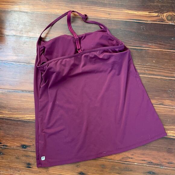 Fabletics cowl neck racerback athleisure padded tank - Picture 4 of 5
